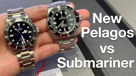 rolex submariner vs pelagos.